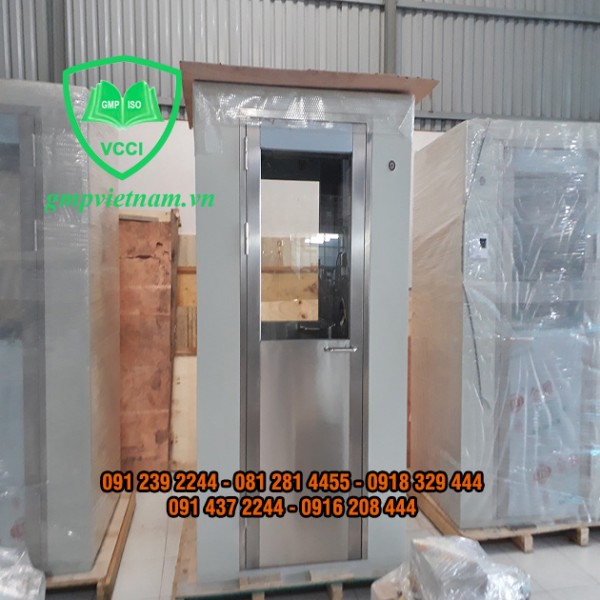 Air shower – Bán buồng thổi khí, buồng thổi bụi phòng sạch 2 người
